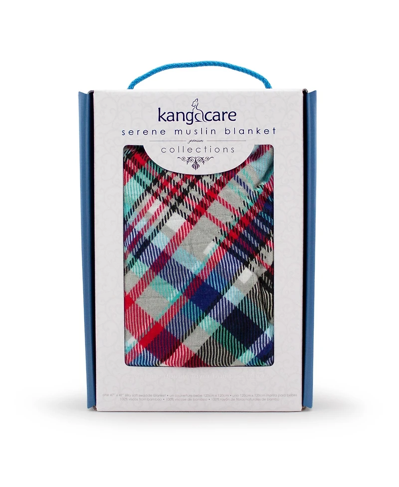 Kanga Care Toddler Serene Premium Rayon from Bamboo Muslin Double Layer Reversible Blanket