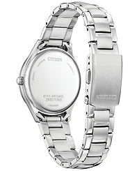 Citizen Eco-Drive Women's Crystal Stainless Steel Bracelet Watch 34mm
