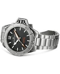Hamilton Men's Swiss Automatic Khaki Navy Frogman Stainless Steel Bracelet Watch 46mm