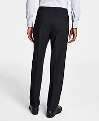 Michael Kors Men's Pleated Solid Classic Fit Pants