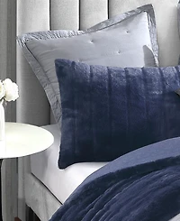 Karl Lagerfeld Paris Microfiber Printed Channel 3 Piece Duvet Cover Set