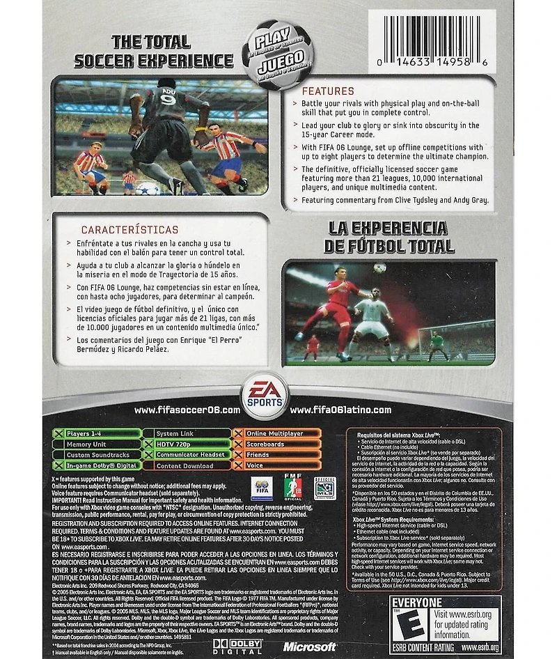 Wizard Of Oz Fifa Soccer 06 - Xbox