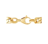 Flat Cuban Link 22" Chain Necklace in 10k Gold