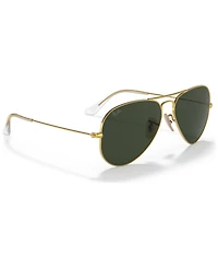 Ray-Ban Unisex Aviator Aviation Collection Sunglasses, RB3025 Aviator La 58
