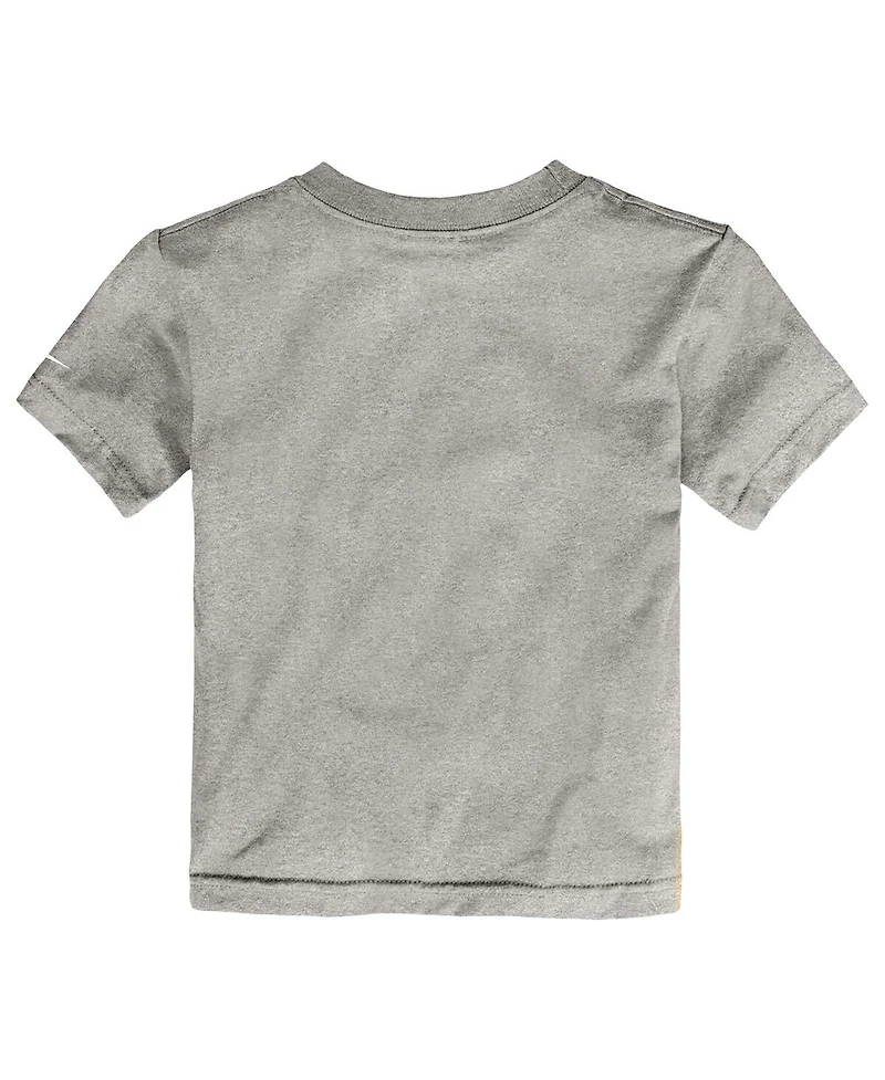 Toddler Boys and Girls Nike Heather Gray Kansas City Chiefs Super Bowl Lvii Champions Parade T-shirt