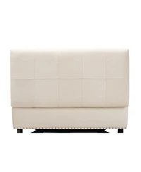 Baxton Studio Esther Modern and Contemporary Velvet Fabric Upholstered and Finished Wood Storage Ottoman