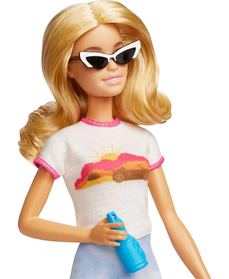 Barbie Doll and Accessories, Travel Set with Puppy