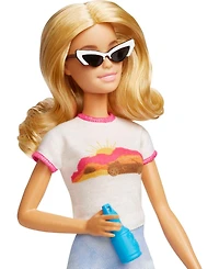 Barbie Doll and Accessories, Travel Set with Puppy