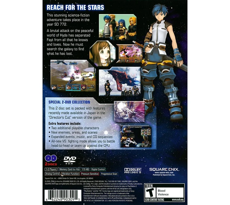 Square Enix Star Ocean: Till The End Of Time (Greatest Hits) - PlayStation 2