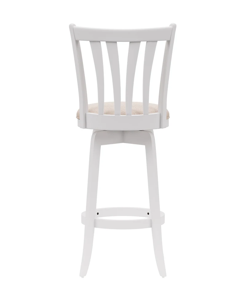 Hillsdale 43.5" Wood Savana Furniture Bar Height Swivel Stool