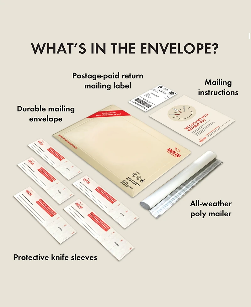 Knife Aid Sharpening Service