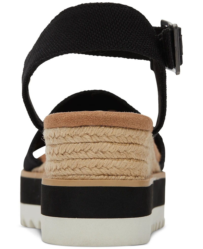 Toms Women's Diana Platform Wedge Sandals