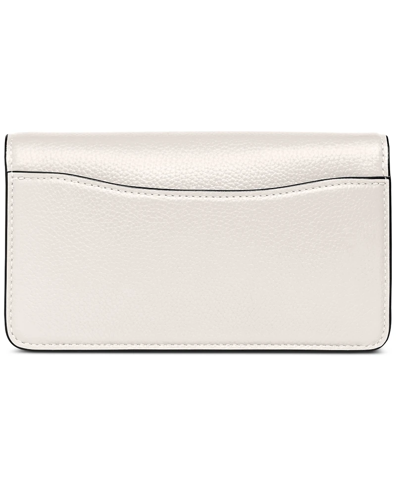 Coach Tabby Polished Pebble Leather Crossbody Wristlet