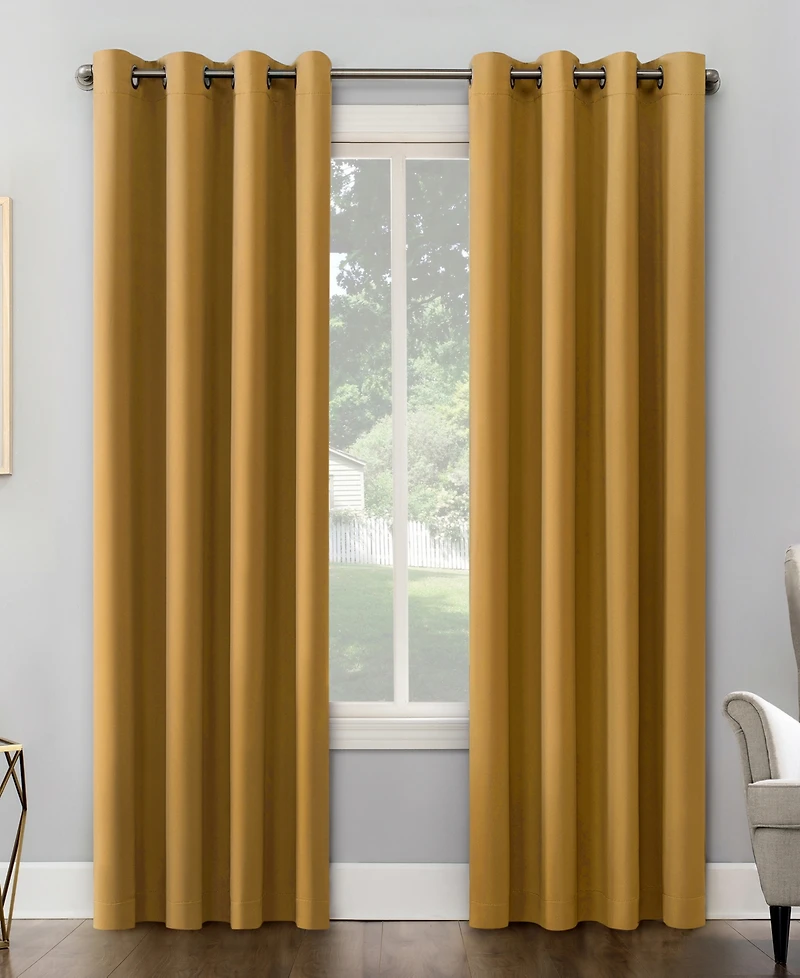 Saxon Energy Saving Blackout Grommet Curtain Panel