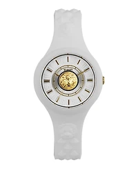 Versus Versace Women's 3 Hand Quartz Fire Island White Silicone Watch, 39mm