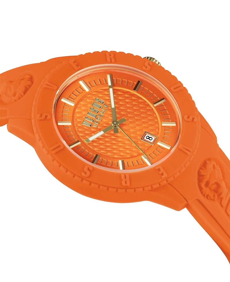 Versus Versace Men's 3 Hand Date Quartz Tokyo Silicone Watch