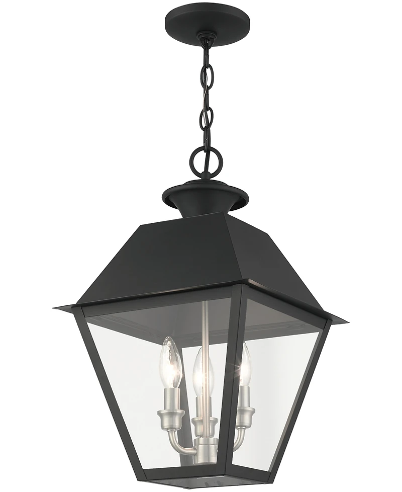Livex Wentworth 3 Light Outdoor Pendant Lantern