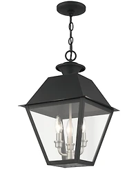 Livex Wentworth 3 Light Outdoor Pendant Lantern