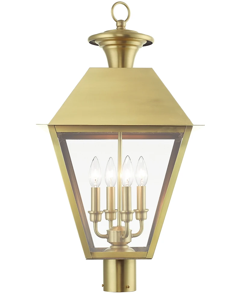 Livex Wentworth 4 Light Outdoor Extra Large Post Top Lantern
