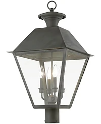 Livex Wentworth 4 Light Outdoor Extra Large Post Top Lantern