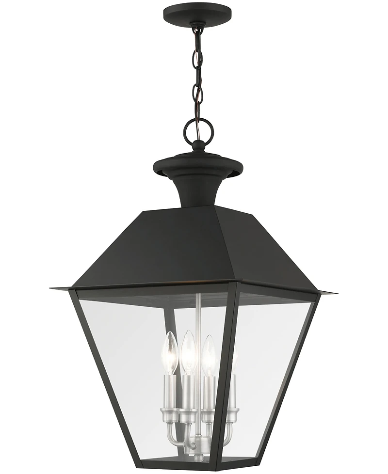 Livex Wentworth 4 Light Outdoor Pendant Lantern