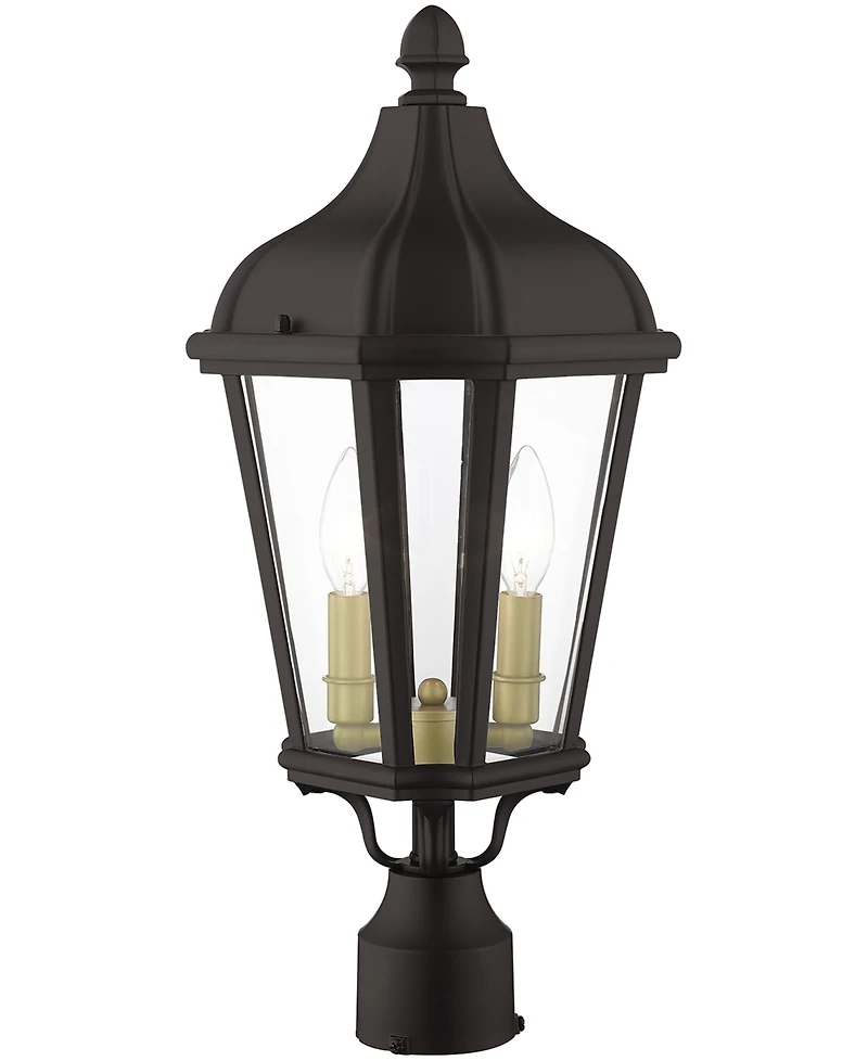 Livex Morgan 2 Light Outdoor Post Top Lantern