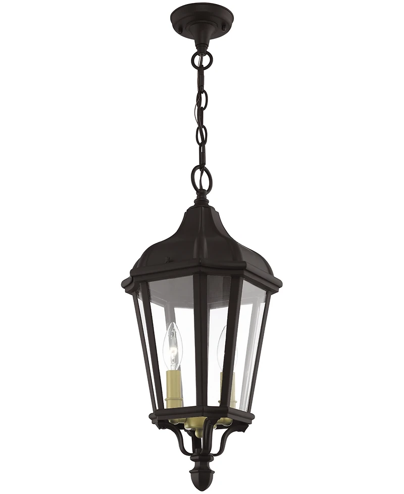 Livex Morgan 2 Light Outdoor Pendant Lantern