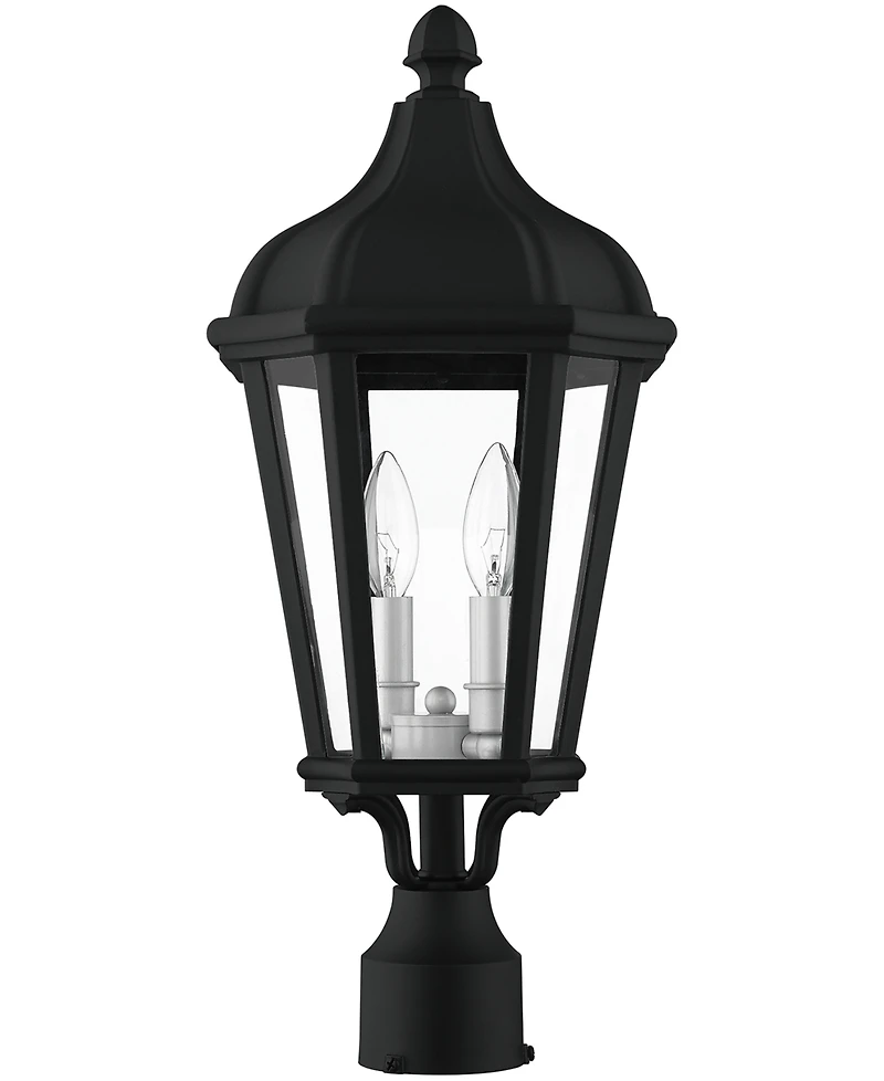 Livex Morgan 2 Light Outdoor Post Top Lantern