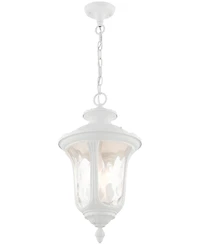 Livex Oxford 3 Light Outdoor Pendant Lantern
