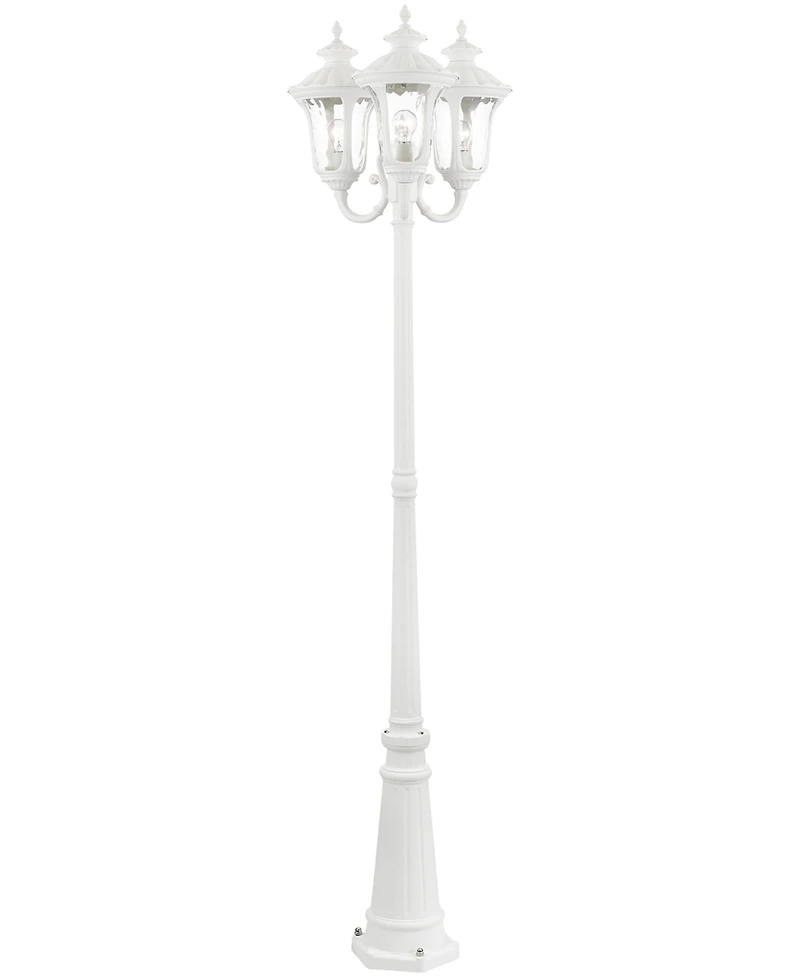 Livex Oxford 3 Light Outdoor Post Light