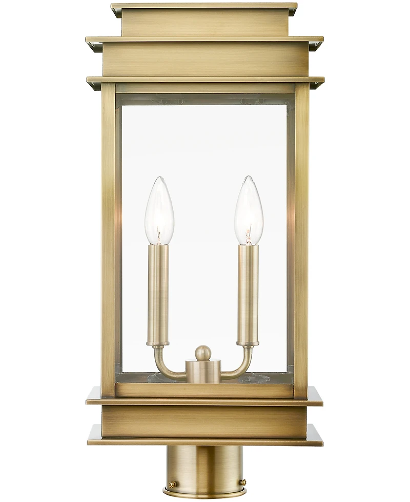 Livex Princeton 2 Light Outdoor Post Top Lantern