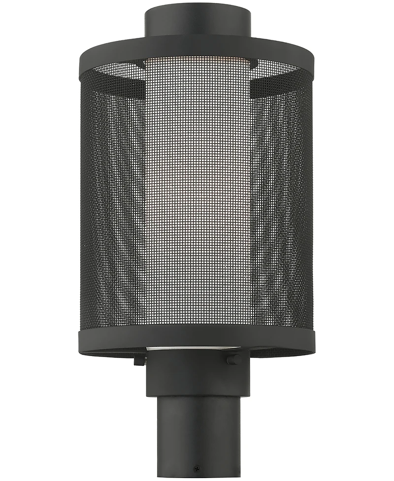 Livex Nottingham 1 Light Texture Post Top Light