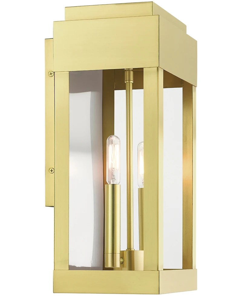 Livex York 2 Light Outdoor Wall Lantern