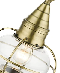 Livex Newburyport 1 Light Outdoor Pendant Lantern