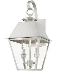 Livex Wentworth 2 Light Outdoor Medium Wall Lantern