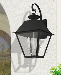 Livex Wentworth 3 Light Outdoor Wall Lantern