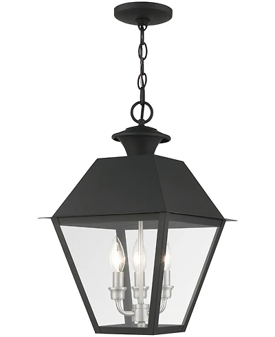 Livex Wentworth 3 Light Outdoor Pendant Lantern