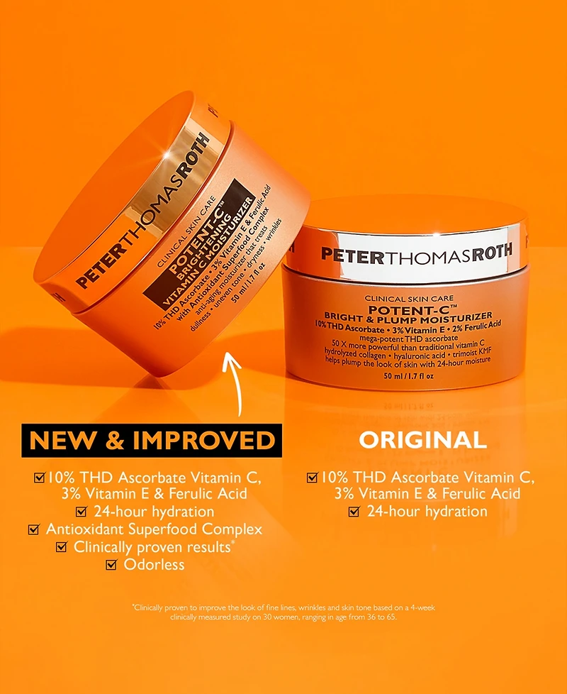 Peter Thomas Roth Potent-c Brightening Vitamin C Moisturizer, 1.7 oz.