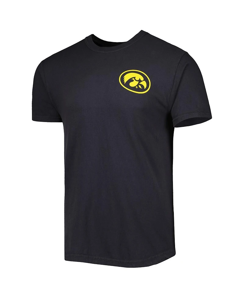 Men's Black Iowa Hawkeyes Hyperlocal T-shirt