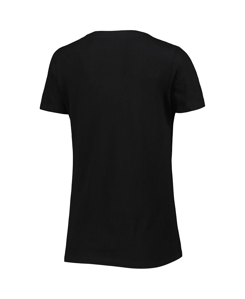 Women's New Era Black Chicago White Sox 2022 Mlb All-Star Game Hat Hook-Up V-Neck T-shirt