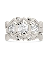 Sterling Forever Caterina Stacking Ring
