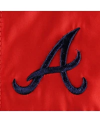 Men's Columbia Navy Atlanta Braves Flash Forward Challenger Big and Tall Omni-Shade Full-Zip Windbreaker