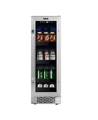 Whynter 12 inch Built In 60 Can Undercounter Stainless Steel Beverage Refrigerator