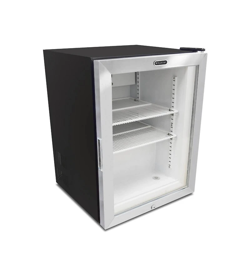 Whynter Countertop Reach In 1.8 cu ft Display Glass Door Freezer