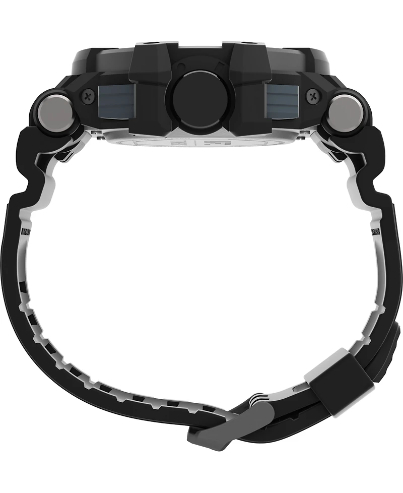 Timex Ufc Men's Quartz Tactic Resin Black Watch, 53mm