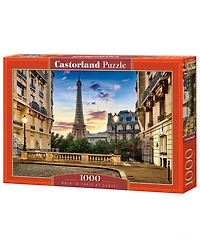 Castorland Walk in Paris at Sunset Jigsaw Puzzle Set, 1000 Piece