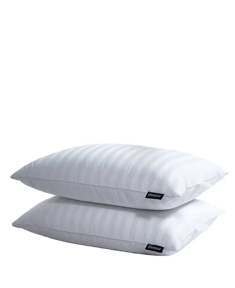 Beautyrest Softy-Around White Goose Feather & Down 500 Thread Count 2-Pack Pillow