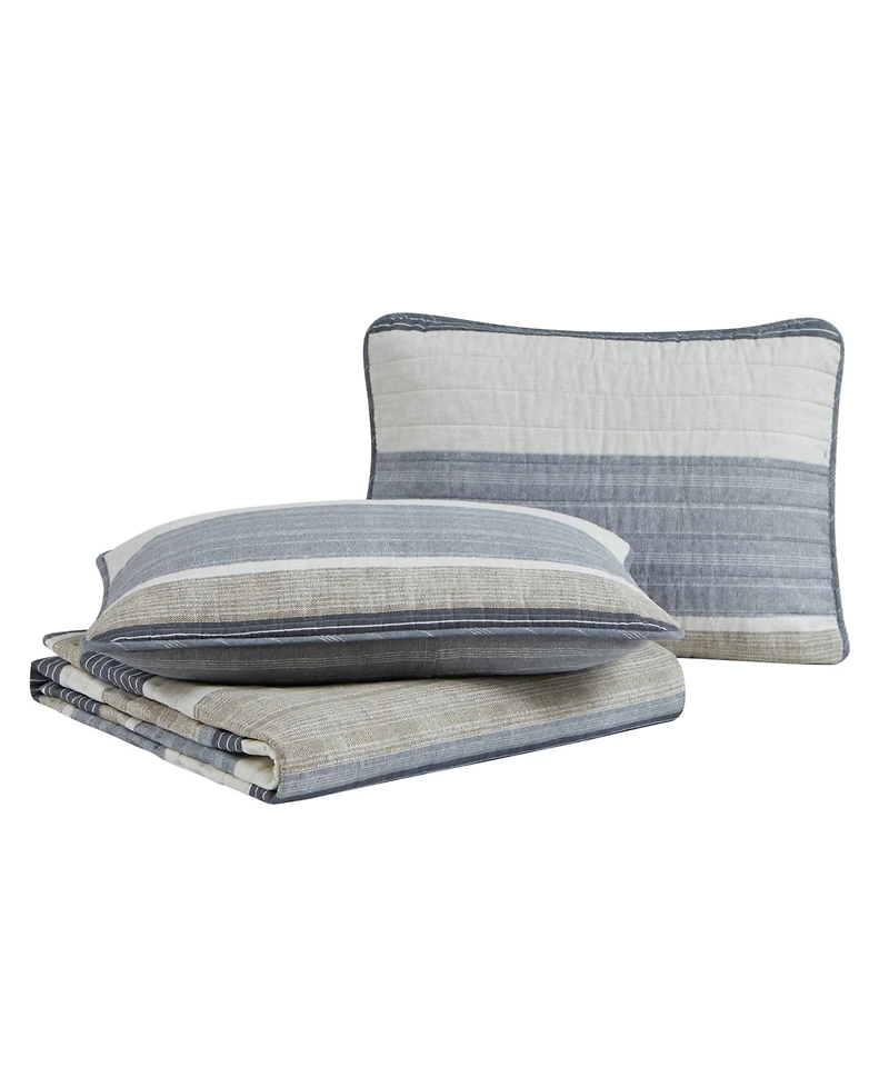 Nautica Ridgeport Reversible 3 Piece Quilt Set, King