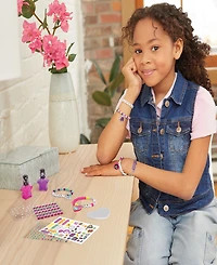 That Girl Lay Lay Express Yo Self Diy Nail Art Bracelets Kit Create 6 Bracelets, Make It Real, Nickelodeon, 209 Pieces, Coordinate Nails Bracelets For