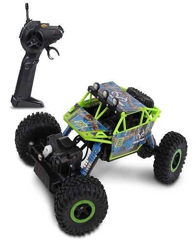Realtree Nkok 1:16 Scale Rc Rock Crawler Edge Camo Green 2.4 Ghz Radio Control 81611, Competition Series, Real Time 4" X 4", Officially Licensed